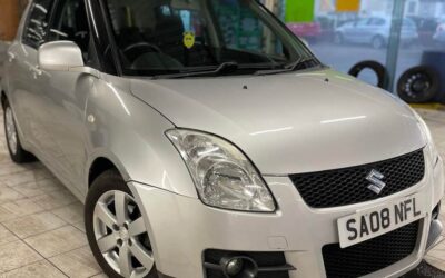 2008 Silver Suzuki Swift GLX